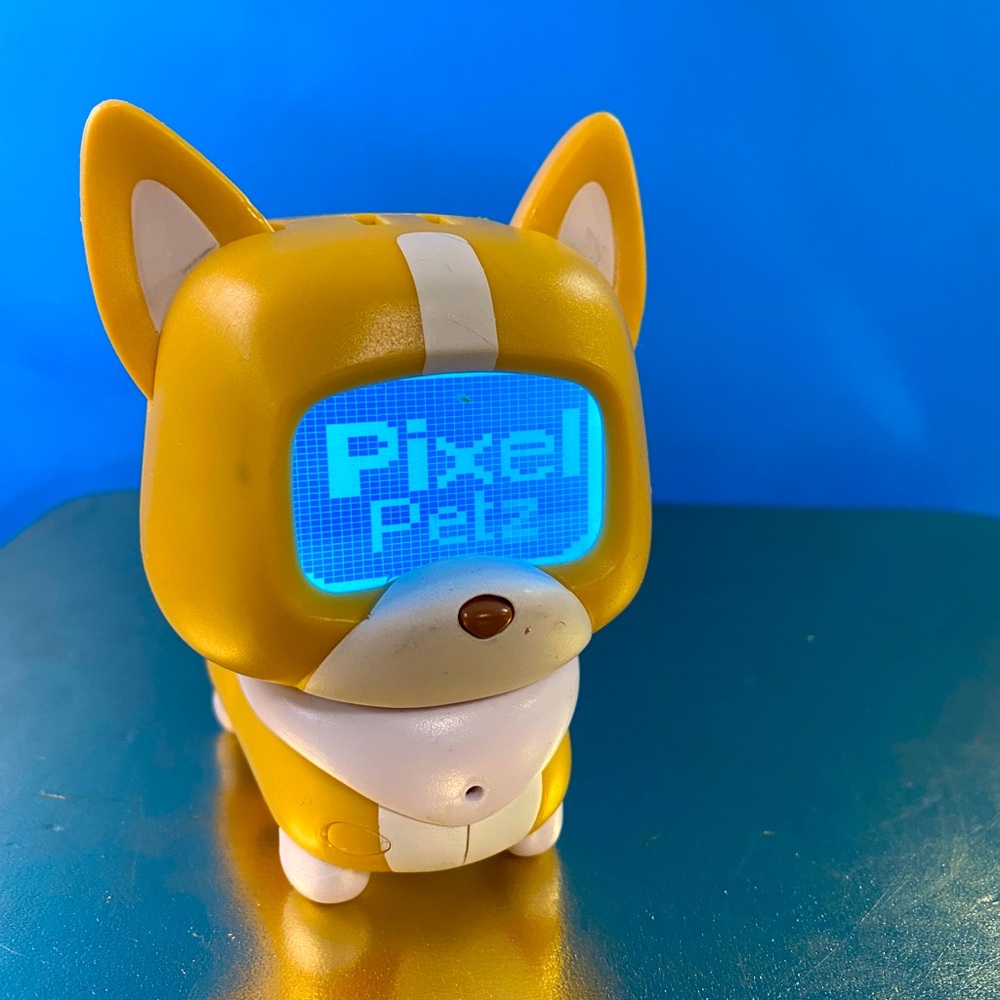 MGA Pixel Petz Corgi Dog Interactive Digital Pet Dog 3.5”